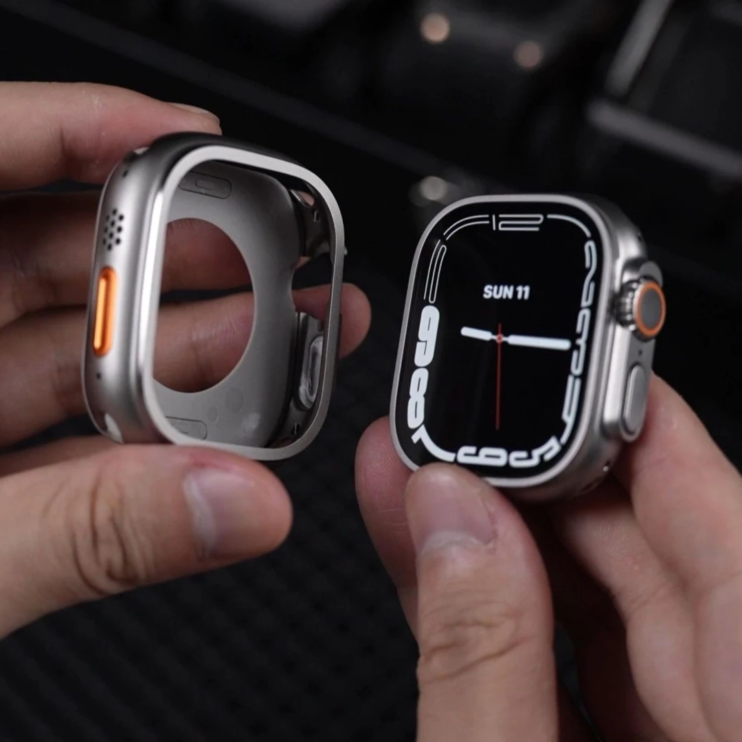 原机质感ultra2代金属保护壳一体防摔铝合金款苹果ultra3代保护壳