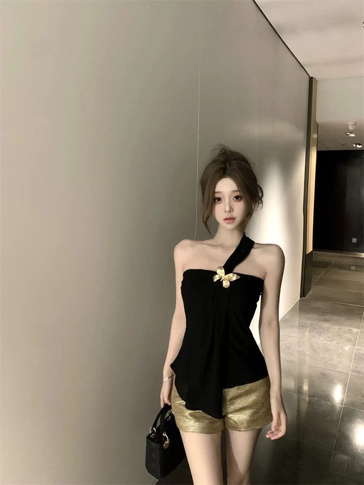 孤品）纯欲辣妹上衣 气质修身夏日款