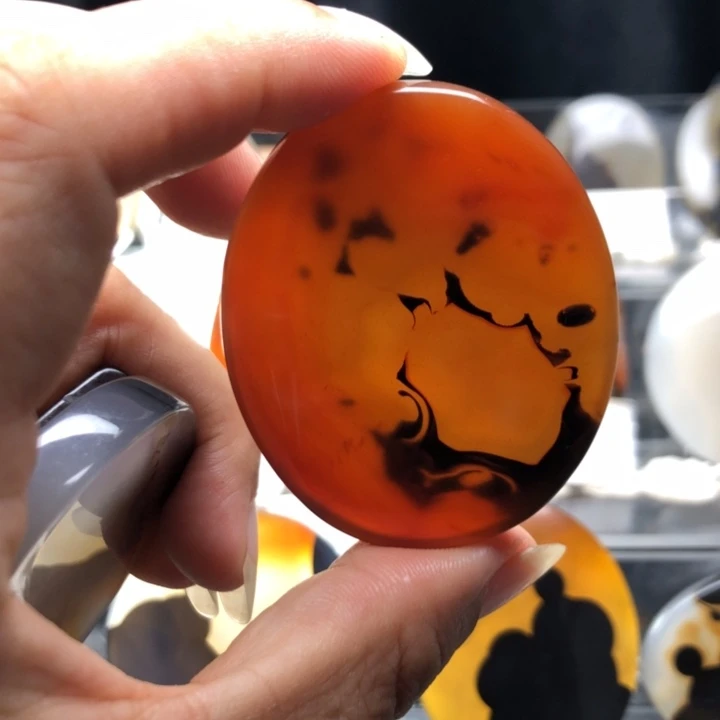 合金玛瑙/玉髓珠宝奇石69有瑕