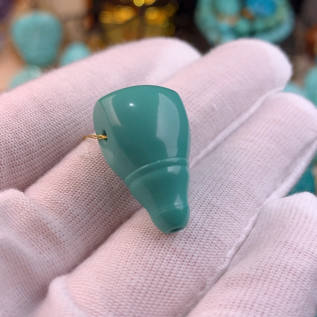 绿松石未镶嵌三通卡14