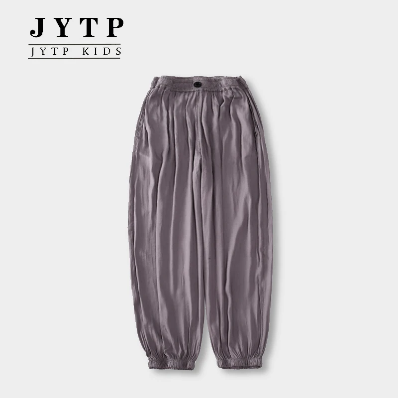 夏季新款女童抖抖裤子中大童春夏潮童百搭休闲长裤zb5626简约童品