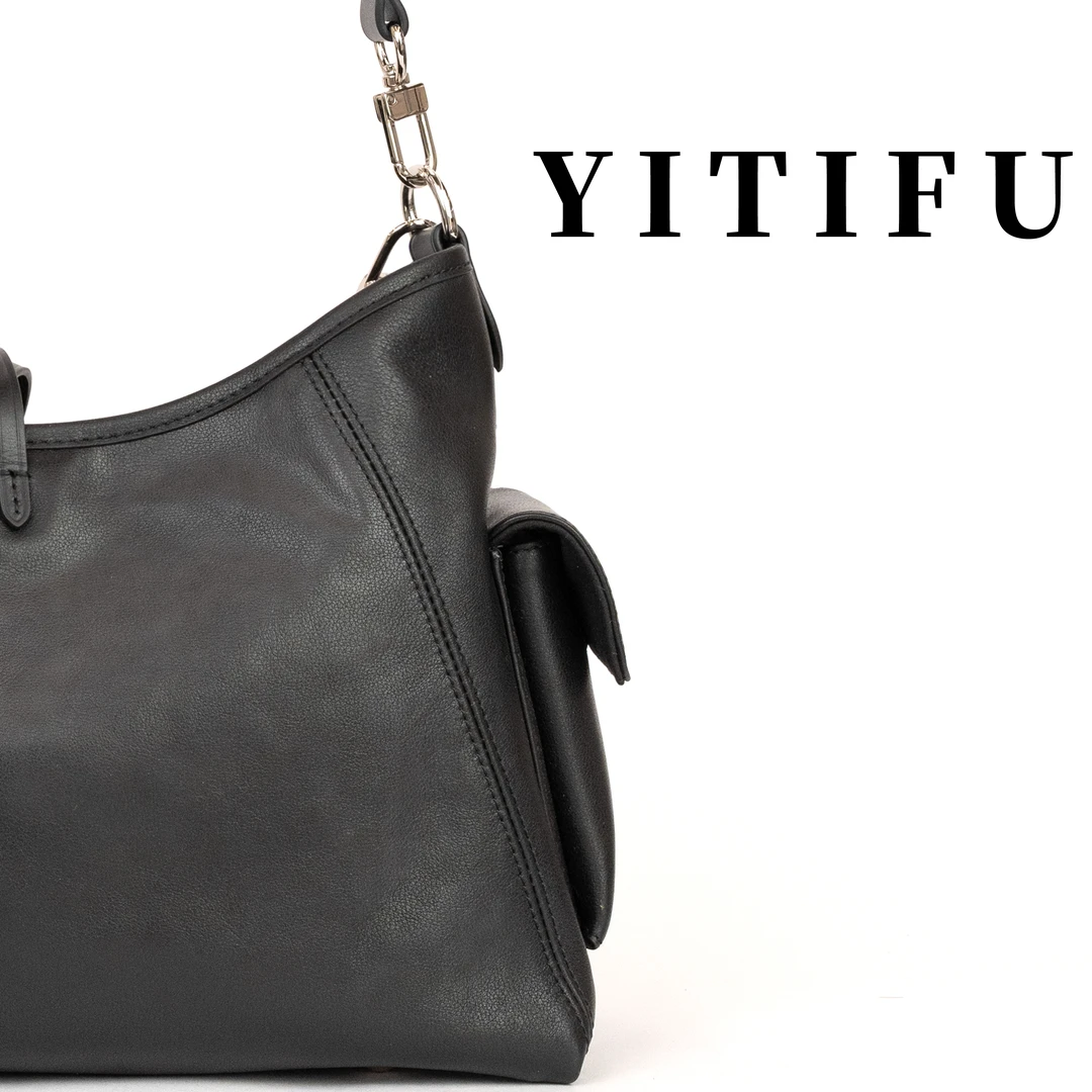 【会员款】2025新款牛皮托特手提包潮流真皮头层牛皮小众设计感轻奢