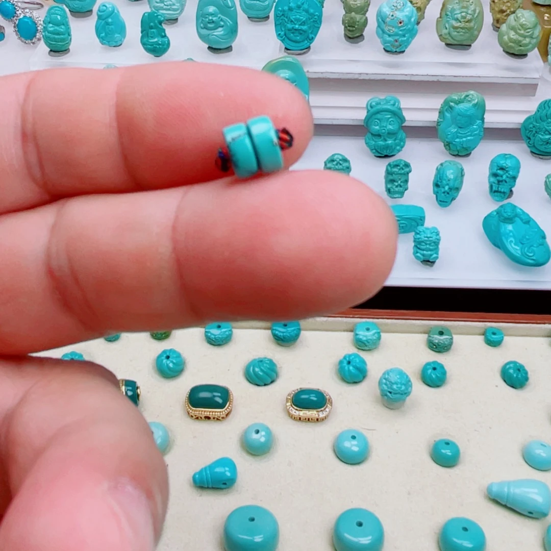 绿松石未镶嵌吊坠(不含链)