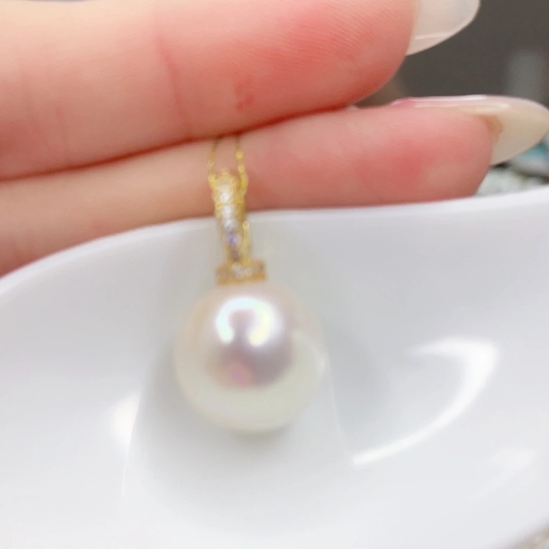 淡水珍珠未镶嵌吊坠(赠链)