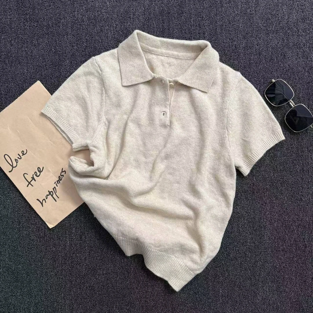 【张小姐推荐】秋季新款百搭polo翻领毛针织衫