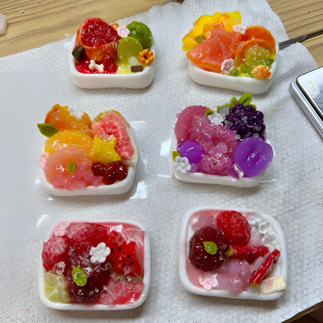 水果盘子全系可做背挂捏捏硅胶捏捏奶油泥