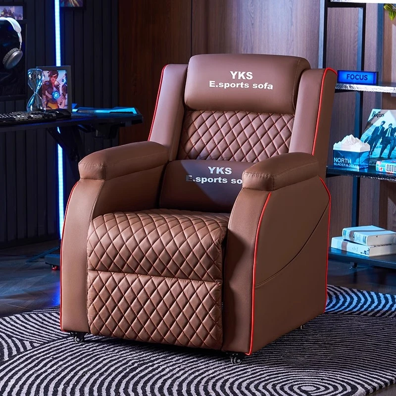 懒人电脑椅家用太空沙发舱多功能头等网吧沙发椅单人可躺电竞椅子