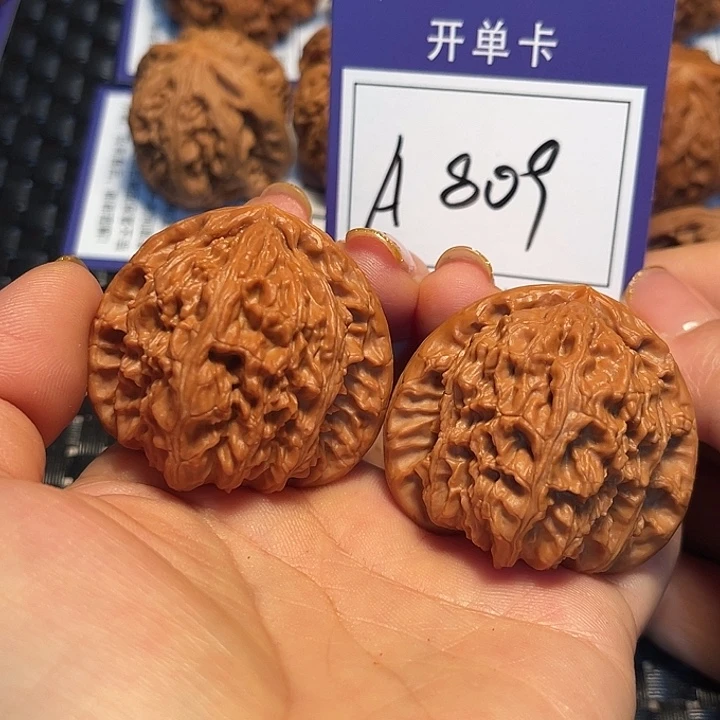 把件桃核43狮子A809