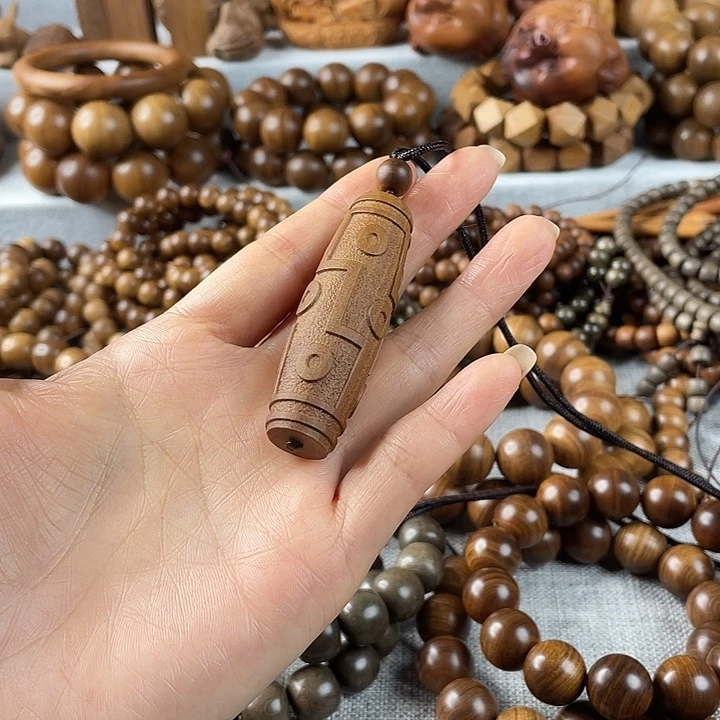 木老山檀九眼天珠