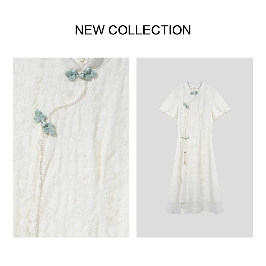 【小云总专属】竹纹书法水墨风中式连衣裙 L1F28086