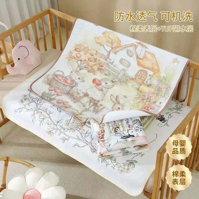 婴儿隔尿垫防水可洗透气大尺寸儿童宝宝床单大尺寸姨妈生理期床垫