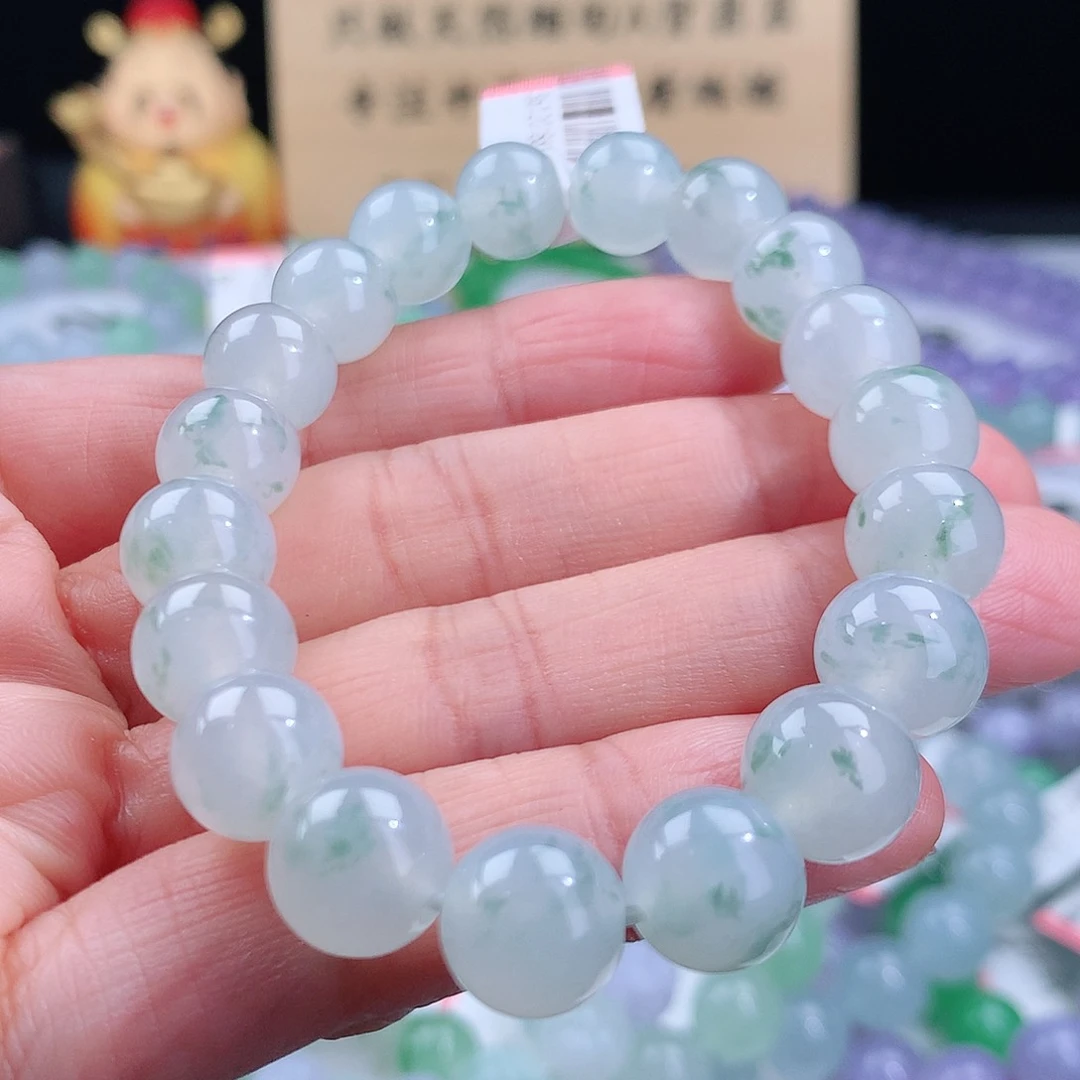 翡翠手链未镶嵌卡10mm