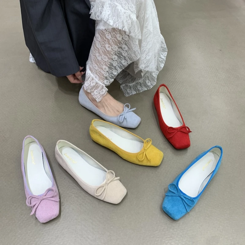 法式高级感蝴蝶结内增高单鞋女浅口玛丽珍鞋奶奶鞋豆豆鞋