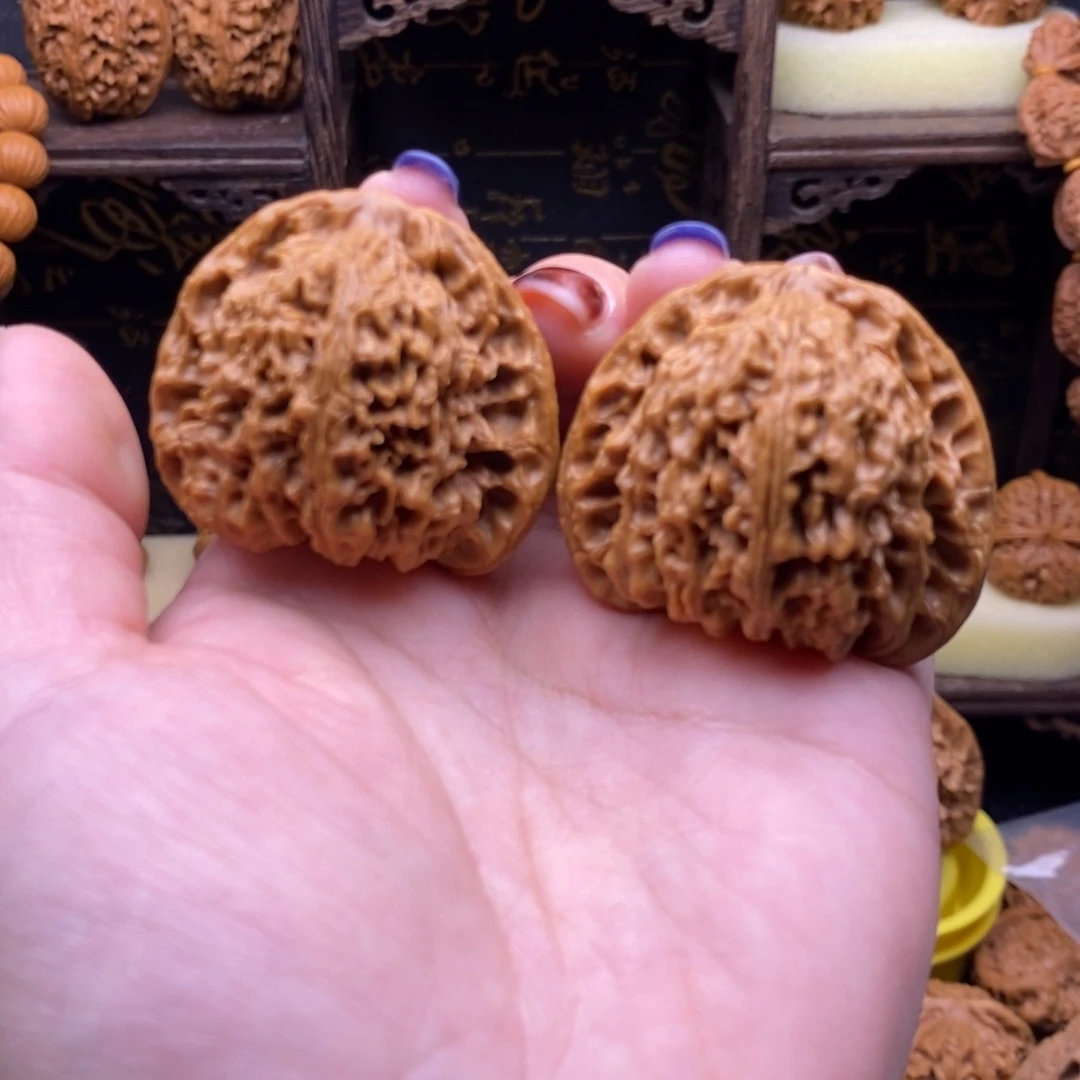 把件文玩核桃45三角疆