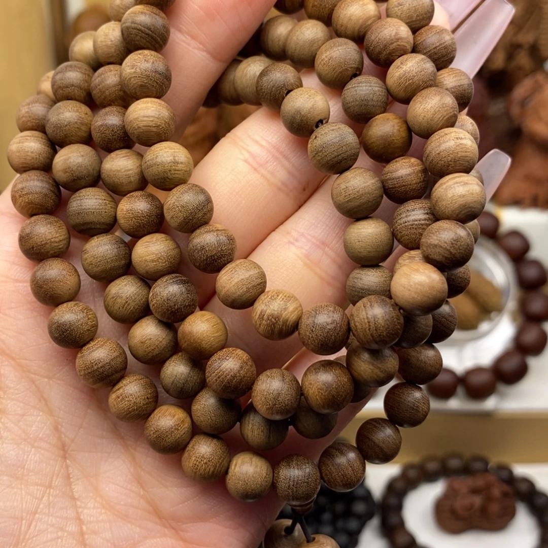 檀香木手串/手链迈索尔老山檀香08.108奶香，瑕疵