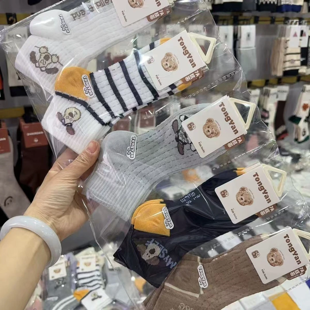 儿童运动纯棉秋冬款长袜5651