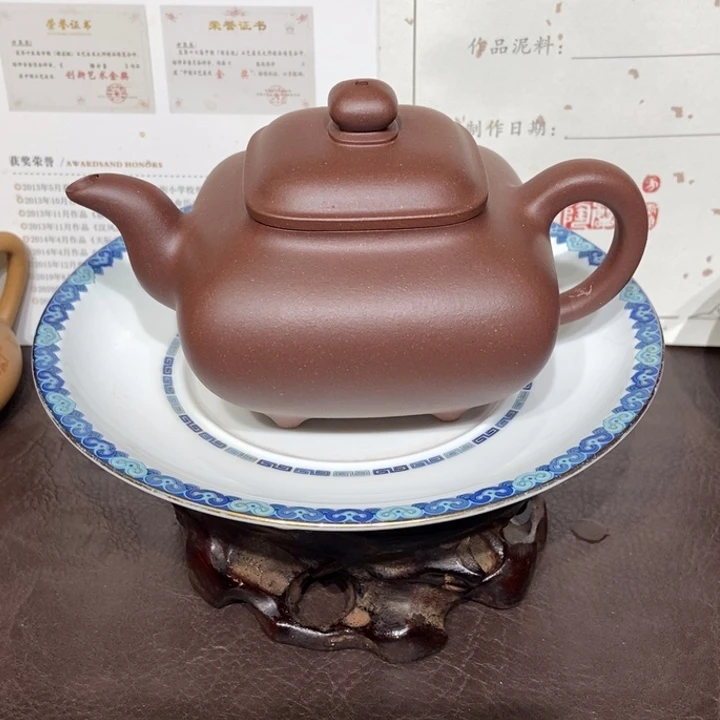 茶壶紫砂全手260容量