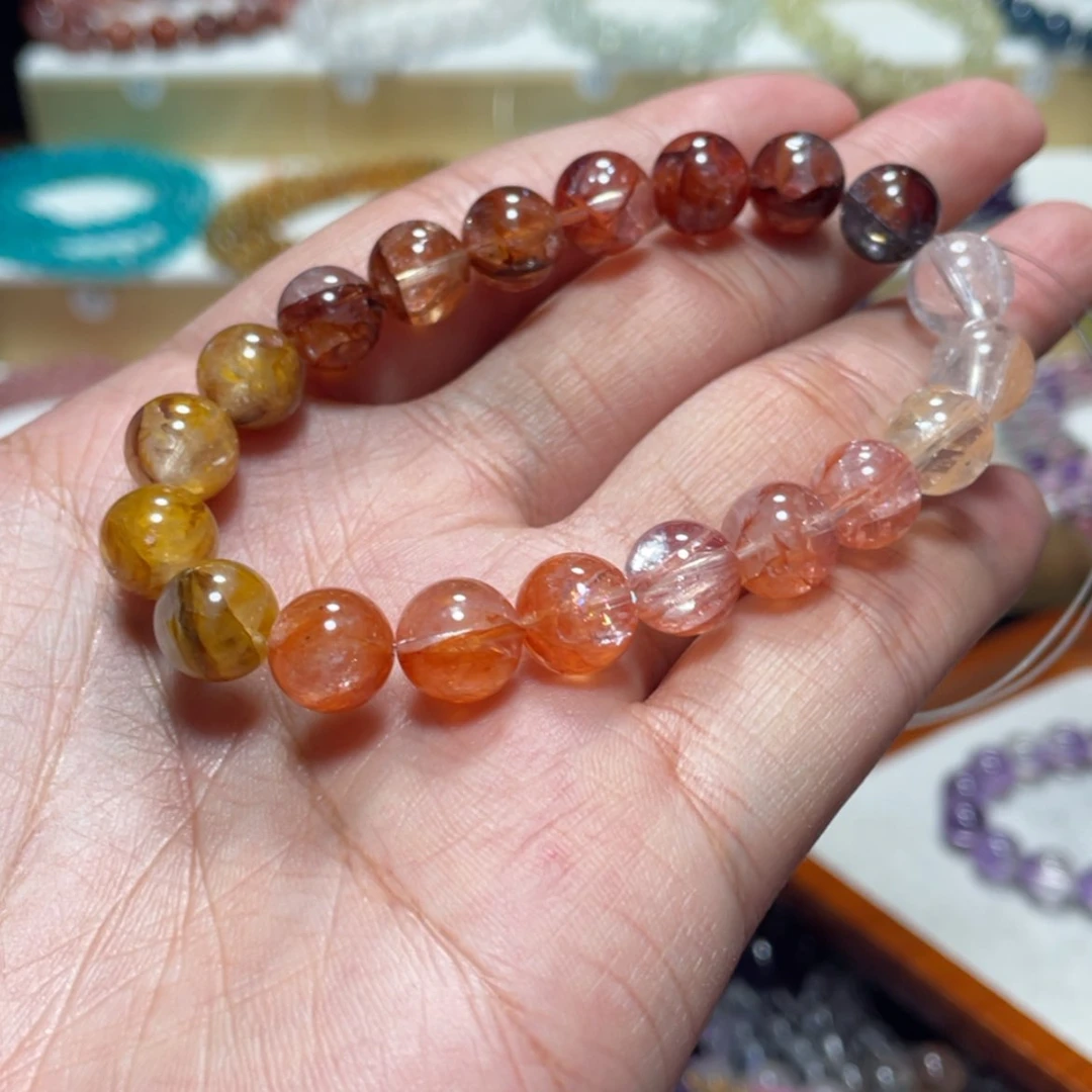 【闪购商品】水晶手链银S800镀金镶嵌终*