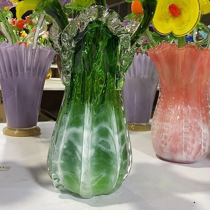 呀***花瓶高33厘米口径9厘米不夜光花
