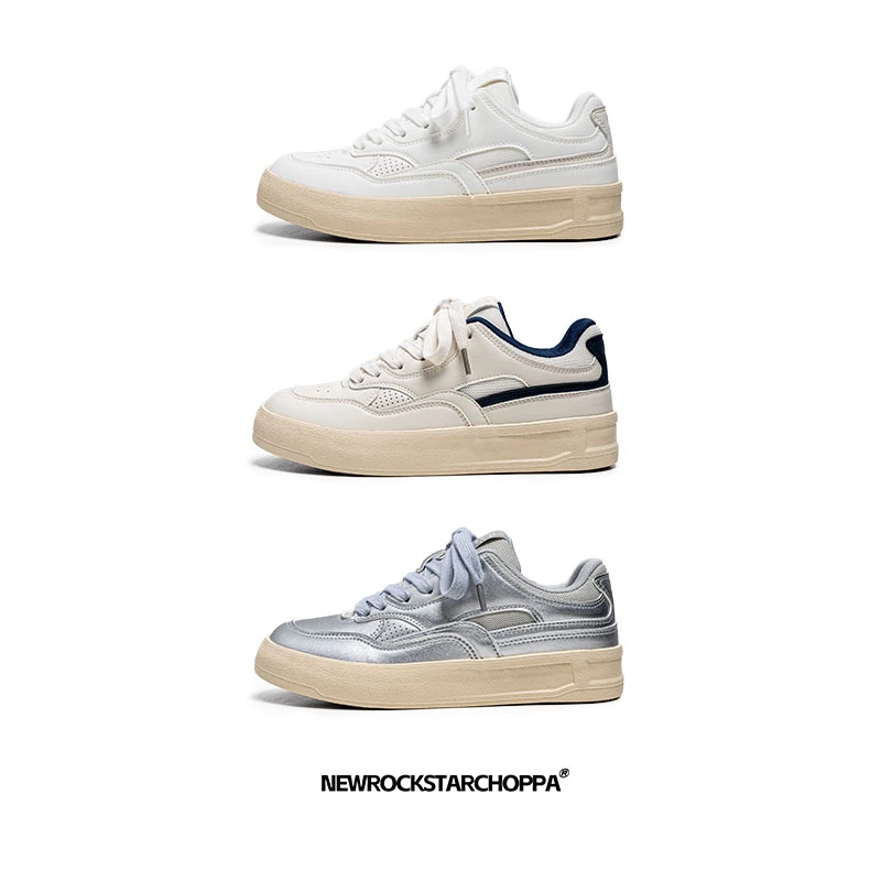 NRSC 25SS/板鞋春季百搭男鞋轻奢低帮运动美式高街厚底增高休闲鞋