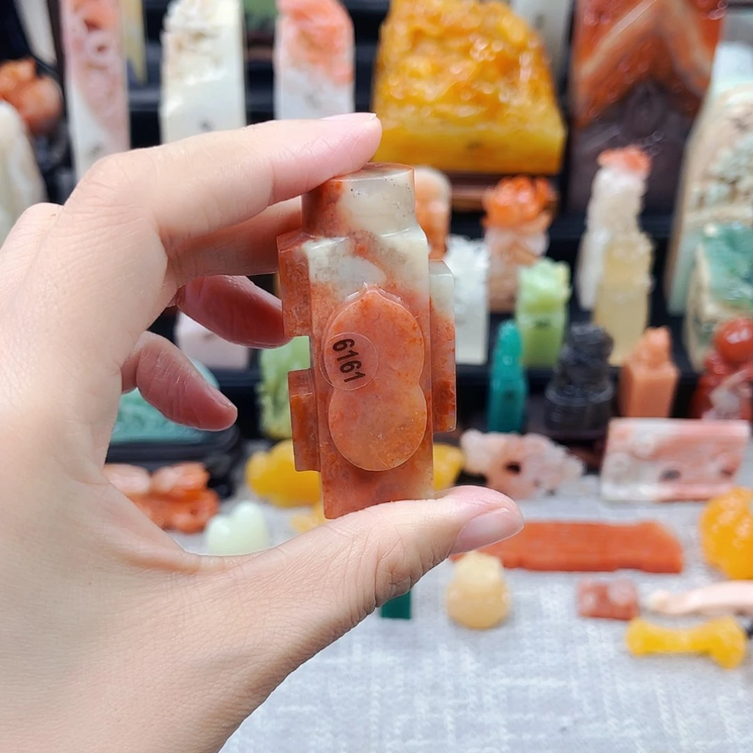 寿山石印石毓**墨6161包邮包刻