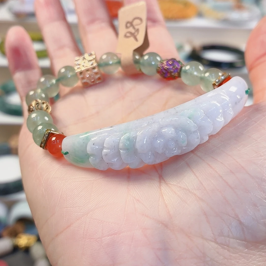 翡翠未镶嵌手链手串