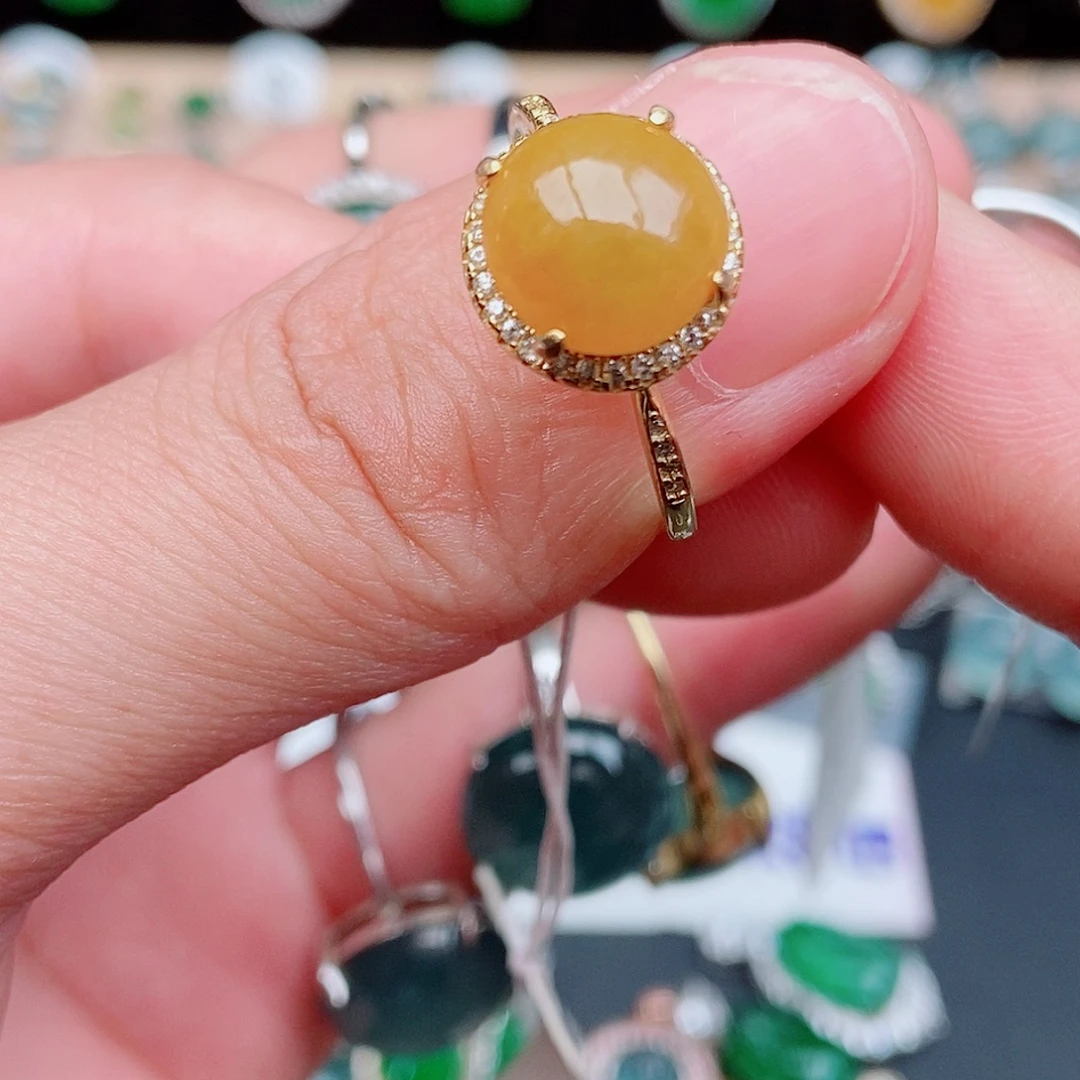 ʚ***ɞ翡翠银S925镶嵌戒指