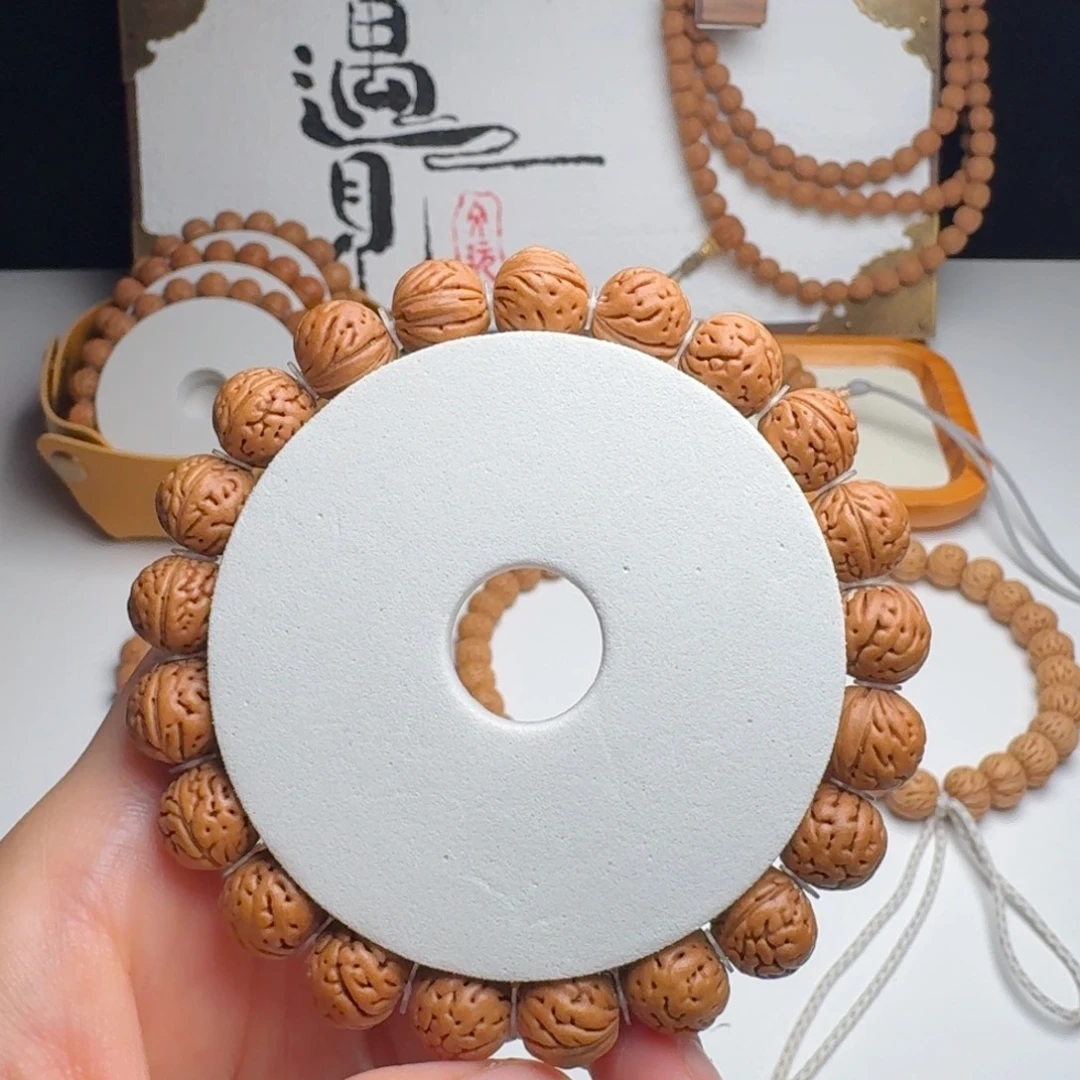 桃核手串12肌肉单圈