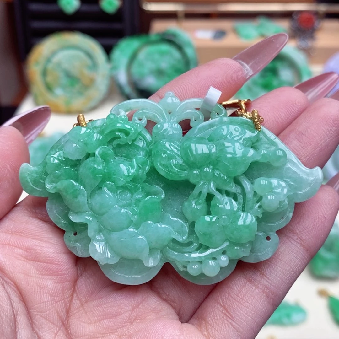 颈饰未镶嵌翡翠翡翠吊坠