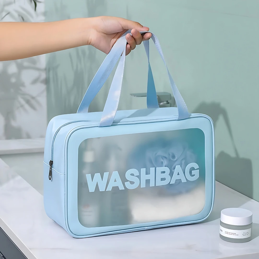 【新疆包邮】大号干湿分离漱包双层出差防水游泳健身浴包漱包网红