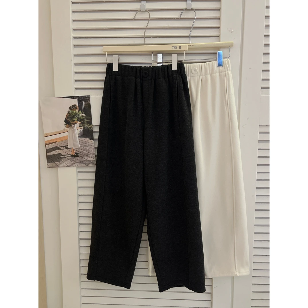 9011韩版时尚复合绒休闲裤90