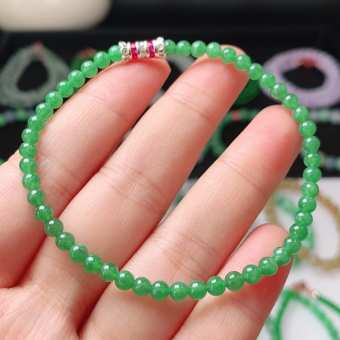 翡翠未镶嵌手链翡翠