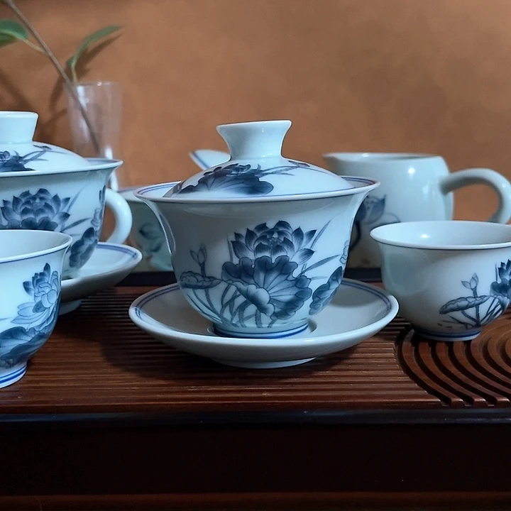 120毫升盖碗家杯子2个