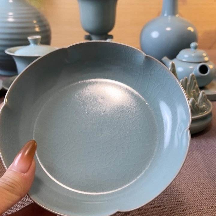 瓷片葵口盘一一一一一一