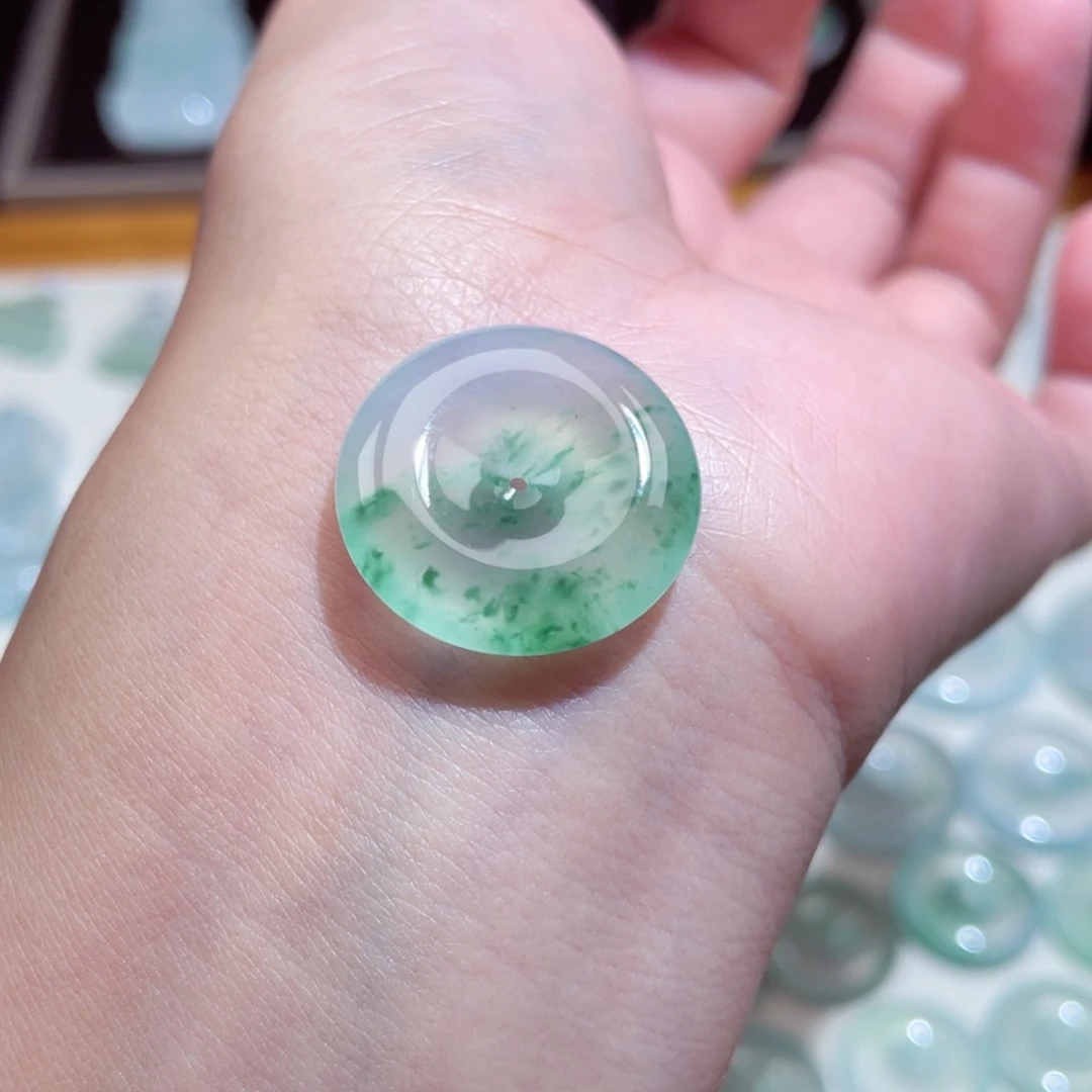 颈饰未镶嵌翡翠扣子