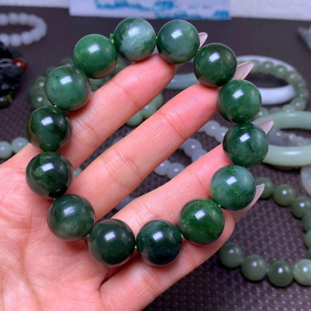 未镶嵌手串和田玉卡16