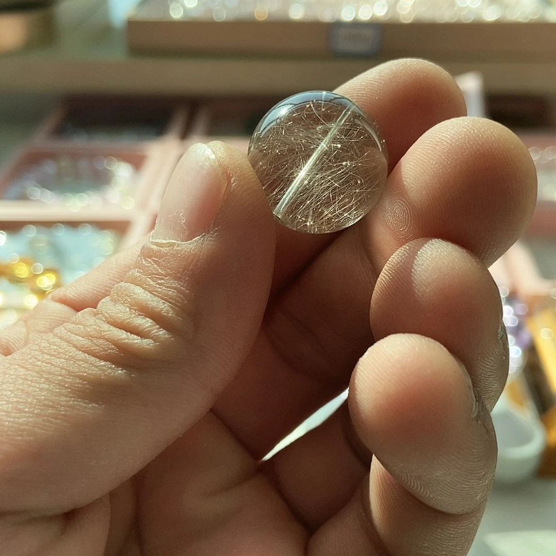 水晶手链未镶嵌晒***?默认微瑕