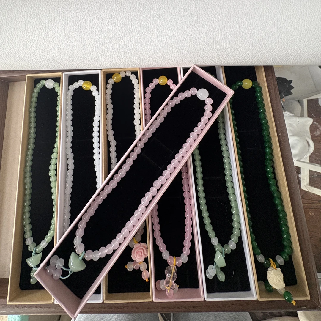 琉璃手链 手链月光宝盒挂坠礼盒男女亲友闺蜜礼盒款时尚纯手工