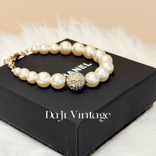 大吉中古/Chanel香奈儿钻球珍珠手链
