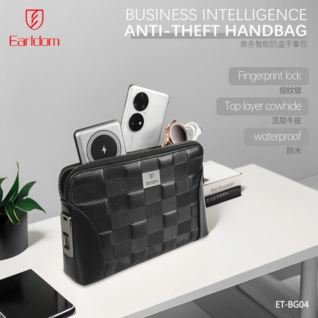 Earldom/伯爵男士手抓包潮流手拿包长款钱夹手包多功能百搭