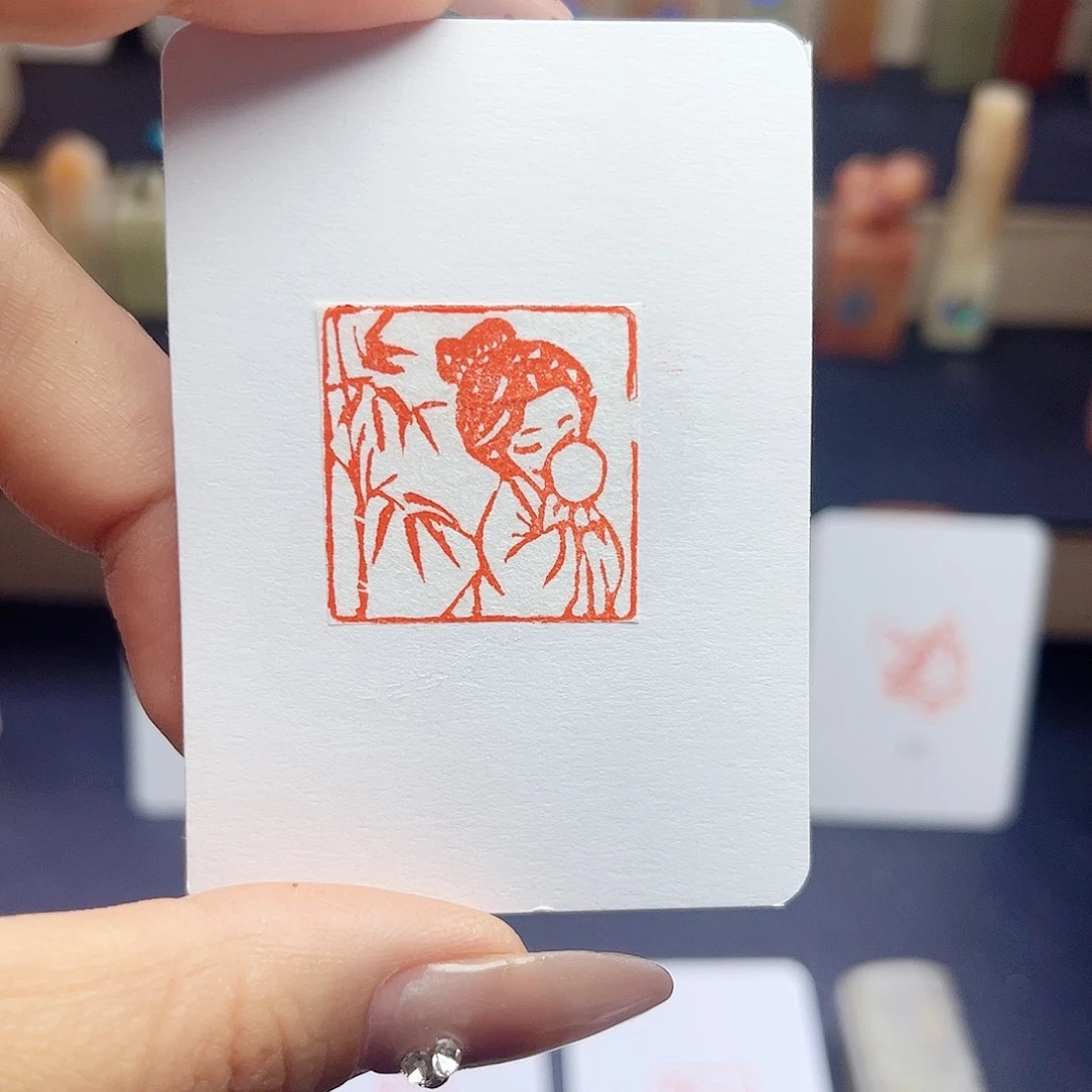 寿山石印石半遮面2.5 加刻