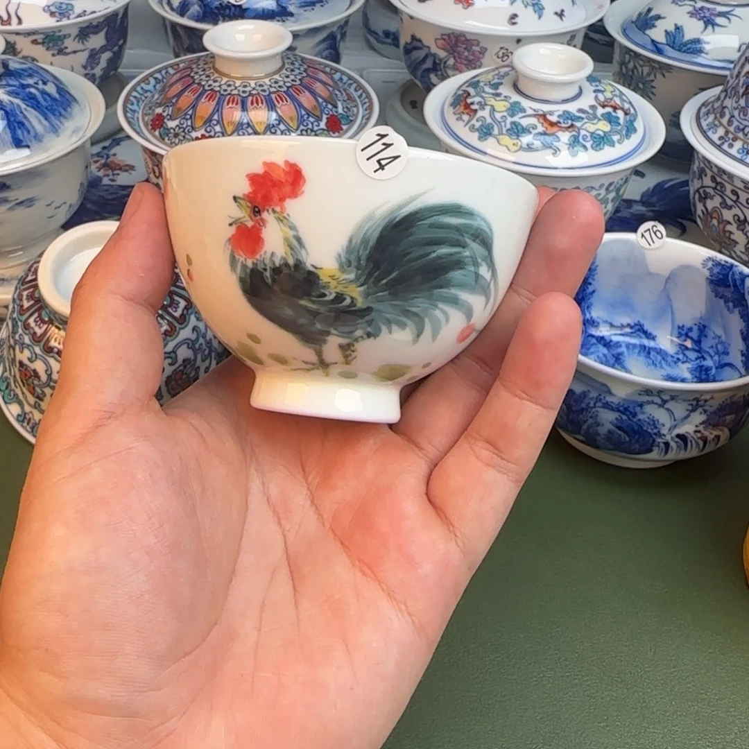 彦祖纯手工手绘茶具114