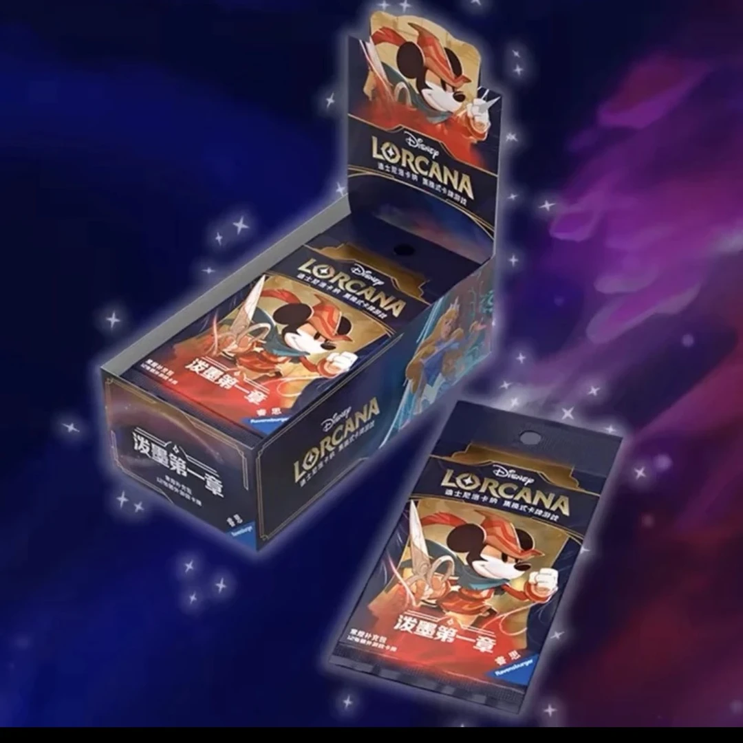 【代拆配置停】简中迪士尼洛卡纳泼墨第一章游戏卡牌盲盒直播间代拆