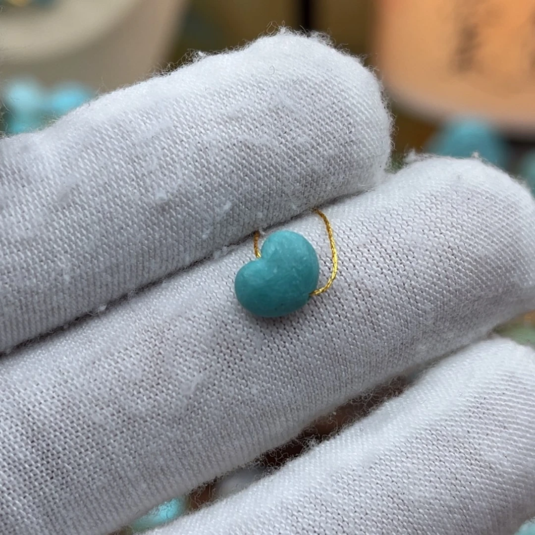 绿松石未镶嵌小爱心编号131