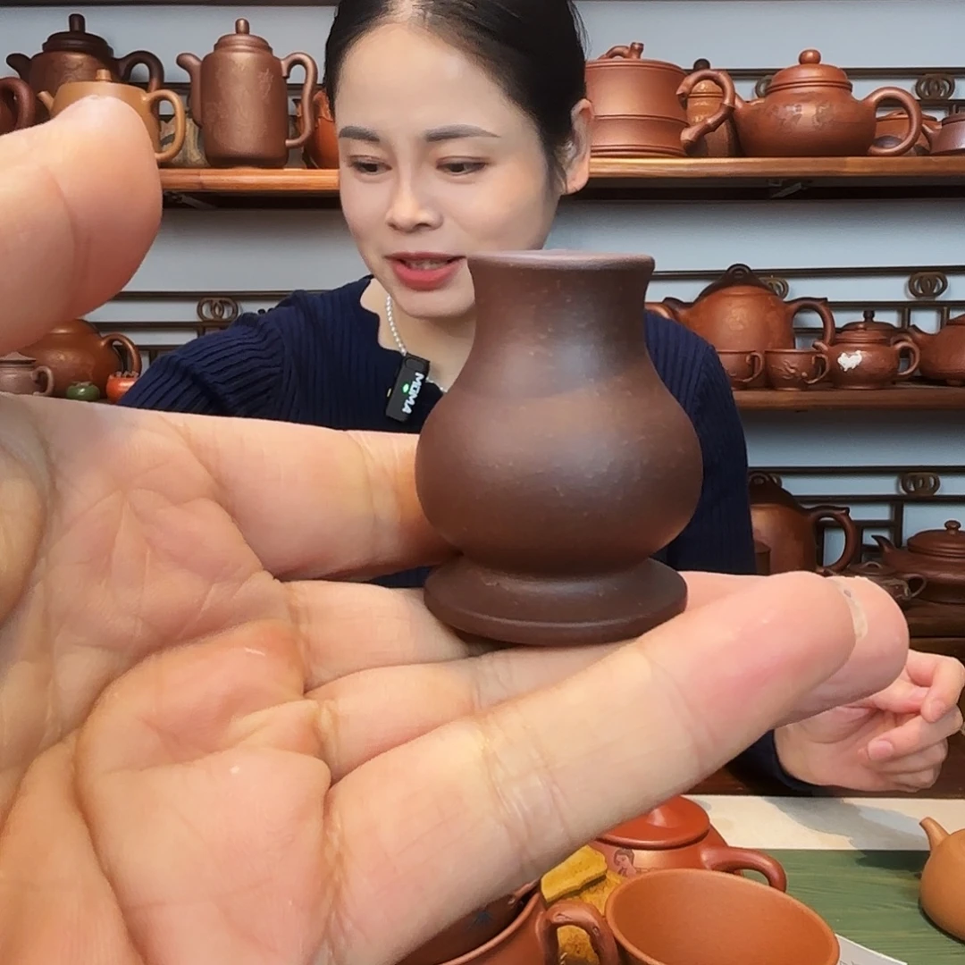 紫砂茶杯聚财盖置