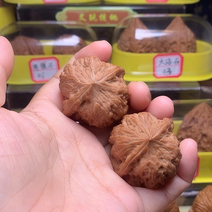 把件文玩核桃平谷凹底