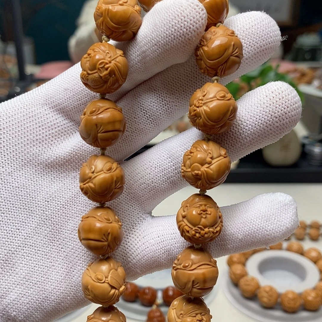 核桃手串/手链不**心1.5财神手持