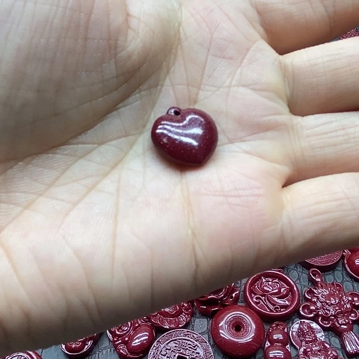 天然辰砂朱砂吊坠
