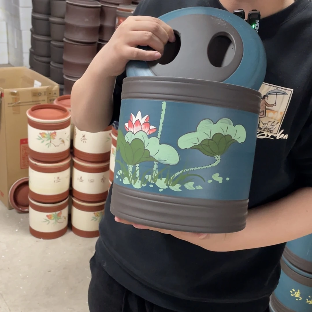 宜兴原矿紫砂茶叶罐