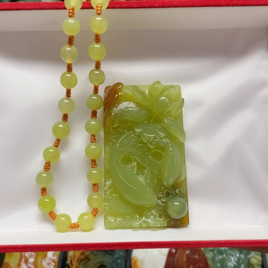 岫玉吊坠(赠链)未镶嵌北**雁